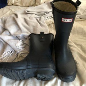 Hunter boots - dark blue size 12 mens / 13 womens